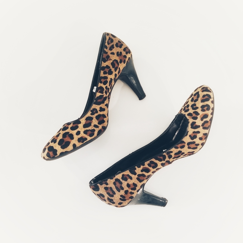 Merona Calf- Hair Cheetah Print Pump - Gem